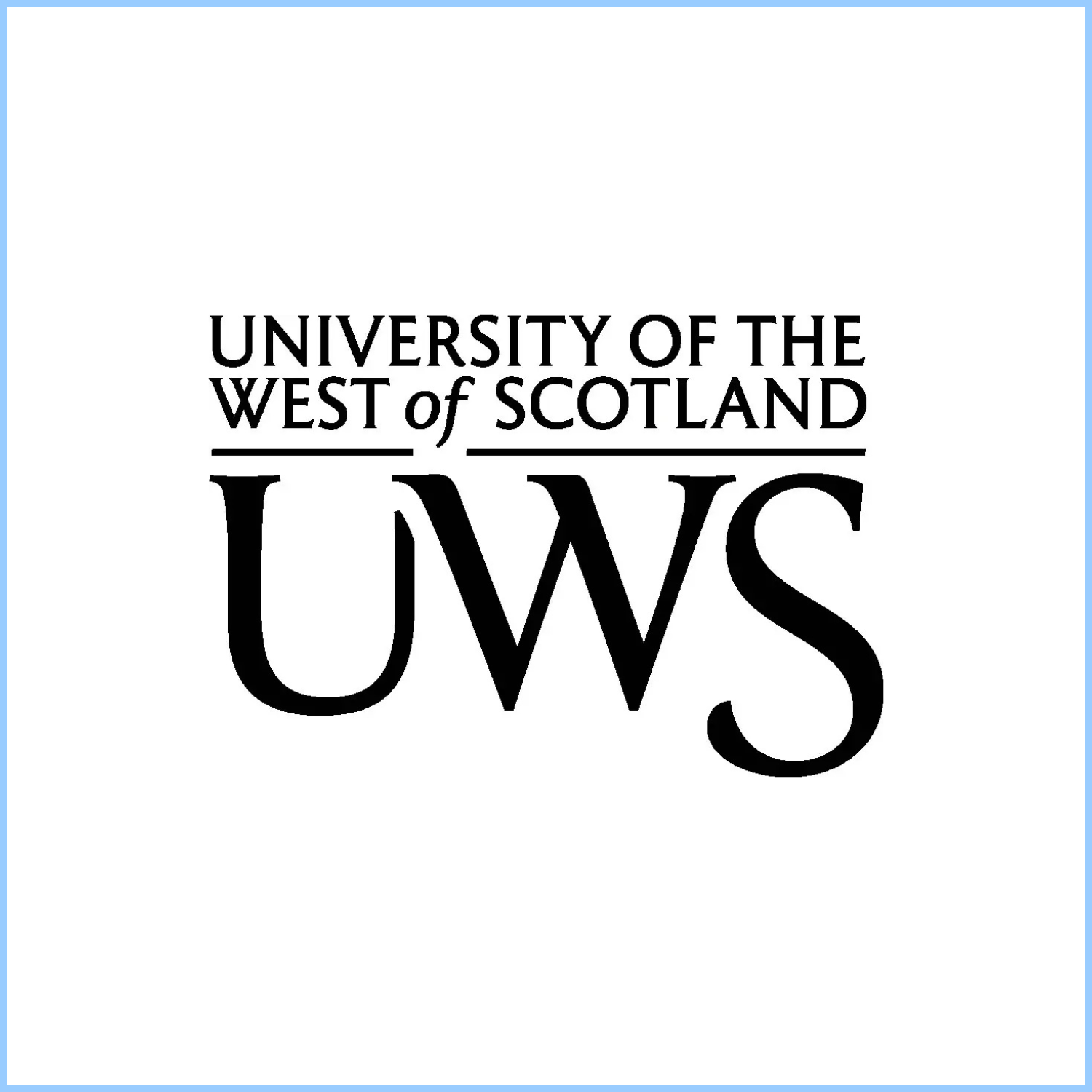 University of the West of Scotland (UWS) logo